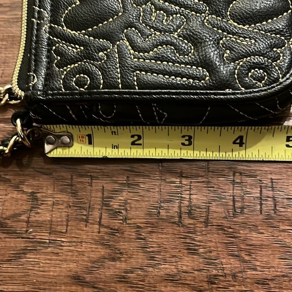 Betsey Johnson Black and Gold Small Purse - Picture 9 of 9